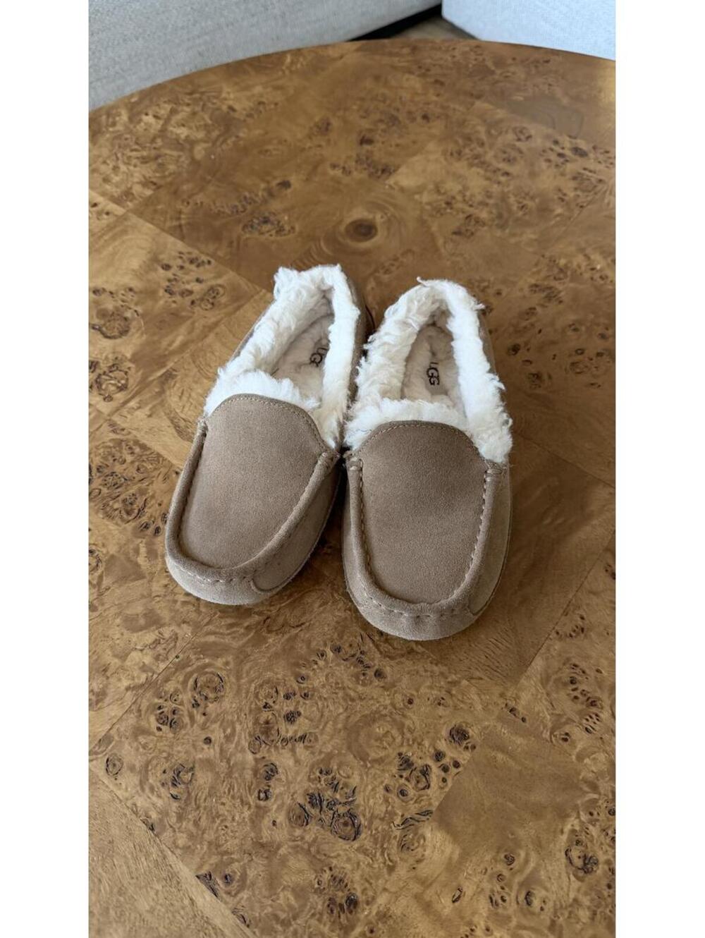 UGG Classic Cozy Moccasin Slippers in Chestnut Brown